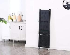 Rak dapur lipat 4 Tingkat tanpa instalasi / Rak Mutifungsi Serbaguna-Unique Home Store