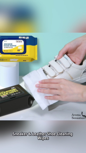 Sneaker & Leather Shoe Cleaning Wipes – Alcohol-Free Fast Stain Removal for SG Weather Use