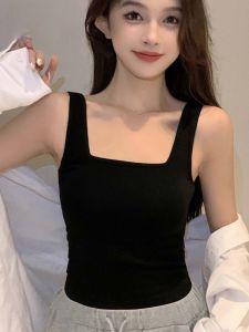 MiiOW | Áo ba lỗ không tay cotton ôm vừa vặn cổ lớn thời trang mùa hè cho nữ MiiOW Xin-GY107 Áo ba lỗ không tay cổ tròn màu trơn