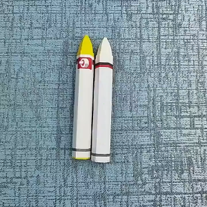 5pcs White/Yellow Taitec Rubber Chalk/Rubber Chalk For Tires Car Truck Repair.