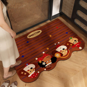 Rustic Fast Drying Customizable Door Mat