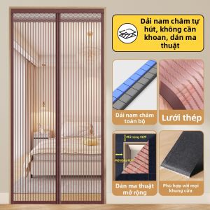 ZIMENGYUAN | Rèm Cửa Chống Muỗi và Ruồi Tự Dính Có Từ