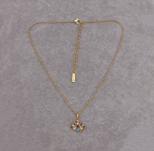 DaVee Gold plated Vintage necklace Little Bee Pendant Necklace