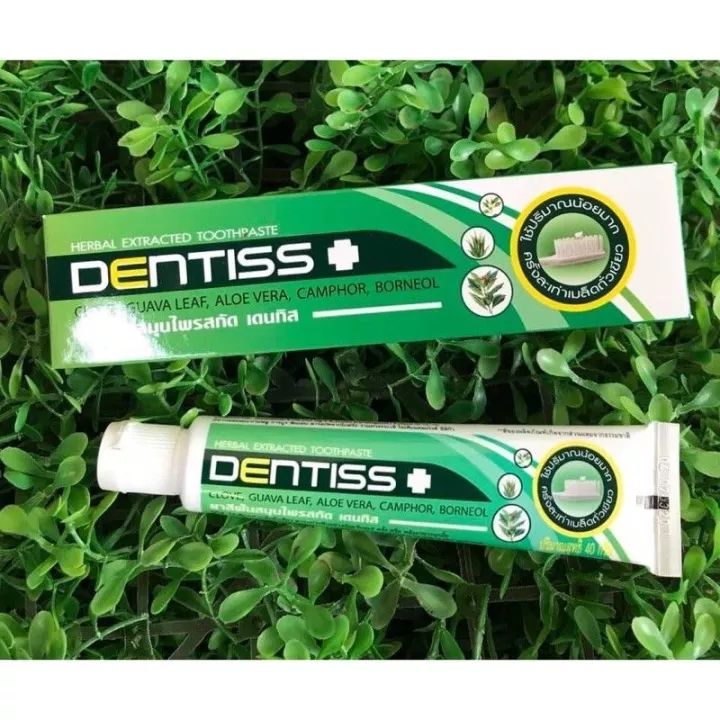 Mistine Toothpaste ยาสีฟันสมุนไพรสกัด เดนทิส Mistine Herbal Extracted Toothpaste Dentiss ...