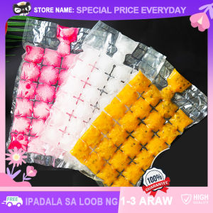 240 Ice Cubes(10pcs) Disposable Ice Cube Bags Creative Juice Ice-maker Bag Coffee Water Cola Cocktail Beer Self-seal BPA-free PE Stackable Freezee Maker Mold