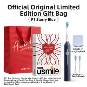 usmile | Adult & Couples Friendly Electric Toothbrush Pair Soft Bristles Sonic