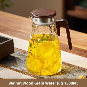 GIANXI | Large Capacity Heat-Resistant Glass Cold Water Bottle