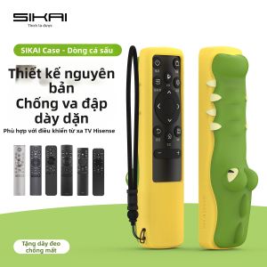 Sikai | Bao Đựng Điều Khiển Silicone Chống Sốc Thiết Kế Cá Sấu Sáng Tạo