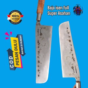 Am19 Pisau iris gula kelapa baja isen full super asahan