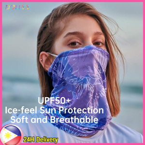 [🇵🇭 24h Delivery] Dollyy Cycling Mask For Bikers Magic Scarf Balaclave Full Face Uv Protection Sunscreen Mask Helmet Neck Shading Man Woman Neck Cover Outdoor Quick Dry Ice Silk
