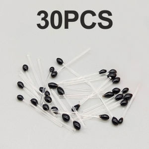 30pcs Crab And Shrimp Eyes Fly Tying Materials Lure Eyes For Saltwater & Pike Flies Fishing Eye 1.2~2.4mm Diameter