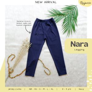 Legging Anak Jersey Polos Adem Nara