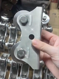 Sliding Gate Track Roller 2 in 1 V Groove Sliding Gate Double Roller Gate Wheel Double Wheels Heavy Duty Fence Door Bottom Support Caster Wheel Roller Pulley Universal Double Bearings Two-Wheel