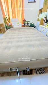 Air bed with Automatic Pump | Inflatable Bed Double Air Bed Family Mat Implatable Bed for Camping With Electric Pump