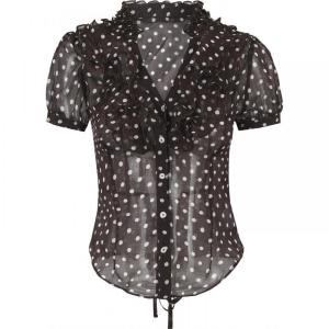 Áo Blouse Tay Chuông Chấm Bi Đẹp Độc Đáo