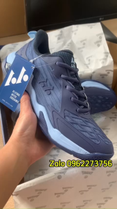 Giày cầu lông Lefus L038 xanh navy mẫu bền bỉ nhẹ êm chân dành cho nam nữ - Ut huong sport