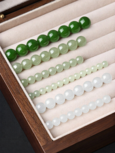 BOYU | Natural Hotan Jade Beads for DIY Light Blue