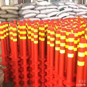 Safety Pole Traffic PVC Pole Reflective Sticker 77cm/72cm Road Pole Heavy Duty/Light Duty