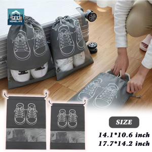 Non-Woven Drawstring Shoe Bag Dustproof Travel Bag Pouch Bag For Men Basketball Portable Shoe Protect Bag For Cleaner