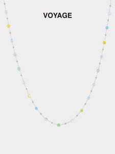 ZHENGZHAO | Dopamine Color Beads Necklace Fashionable Trendy Accessory