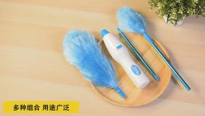 Chổi Quét Bụi Tích Điện Spin DUSTER Thông Minh Đa Năng Chức Năng Chổi Lông Quét Bụi Tĩnh Điện Tự Động 360 độ