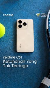 Realme C61 8GB/128GB 50MP AI Camera 90Hz Eye Comfort Display Garansi Resmi Realme Indonesia