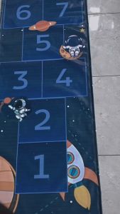 Mainan Tradisional Engklek Best Seller - Manda - Tengge Tengge - Hopscotch - Jingkat Activity Games