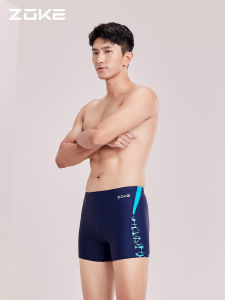 Zoke Mens Swimming Trunks Large Size Professional Swimwear Anti-Embarrassment Thermal Swimming Pants New 2025 Style