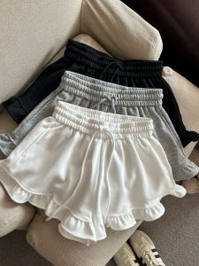 Quần Short Bó Vai Thời Trang Cạp Cao Cho Nữ Mùa Hè Phong Cách Đường Phố Quần Áo Thể Thao Rộng Rãi