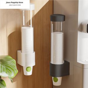 Jiaxun | Automatic Cup Dispenser Wall Mounted Dustproof Paper Cup Rack