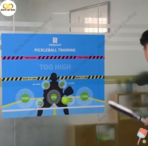 Pickleball Training Device For Indoor Outdoor Sports Pickleball Trainer Set Pickleball Dink Pad Poster Exercise 匹克球训练器