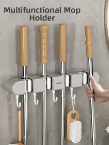 MRUN | No-drilling Mop and Broom Holder Clip