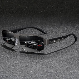 Fashion Vintage Square Metal Frame Sunglasses Men Women Fishing Driving Man Luxury Brand Designer Sun Glasses UV400 Eyewear