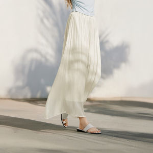 XIANGYING | Quần Palazzo Chiffon Tím Mỏng Mới Hè