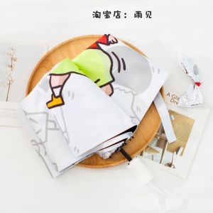 Black and White Crayon Xiaoxin Anime Sun Umbrella Sun Umbrella Sun Umbrella Dual-Use Sun Protection UV Protection Foldable Triple Folding Umbrella