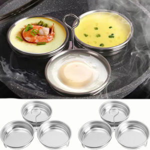เครื่องนึ่งไข่สแตนเลสอเนกประสงค์แบบ3ใน1กระทะเครื่องต้มไข่ต้มที่ใส่ไข่ลวกแม่พิมพ์สำหรับทอดไข่อุปกรณ์เครื่องมือทำอาหารในครัว