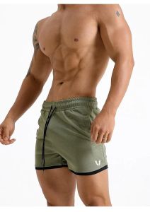 2025 Summer Shorts Three-inch Pants Mens Mesh Quick-drying Slimming Sports Training Running Fitness And Sports Pants Trend