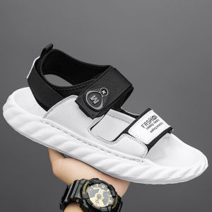 รองเท้าแตะยางชายหาดแบบลำลองสำหรับผู้ชาย รองเท้าแตะกลางแจ้งแบบลำลองสำหรับฤดูร้อนปี 2025 รองเท้าแตะชายหาดแบบลำลองสำหรับเยาวชนและวัยรุ่น