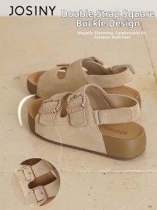 Josiny | Thick Soled Comfortable Platform Slide Sandals