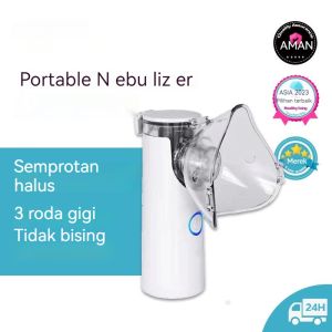 alat uap sesak nafas obat asma paling ampuh alat uap pernafasan N3 Nebulizer Alat Uap Sesak Nafas Bantu Pernafasan Asma Mesin Uap Mini Nebulizer Portable Murah Dewasa Anak Taff OMICRON Terapi Pernafasan Ultrasonic Inhale Nebulizer