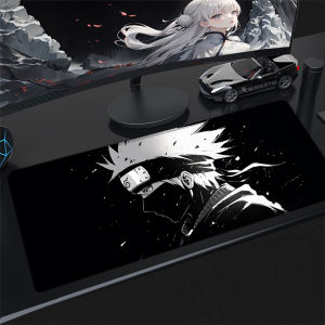 Bandai | Hatake Kakashi Mouse Pad Anime Gaming N-Naruto Mousepad Large Extended Desk Mat Non-Slip Rubber Base Stitched Edge for PC Gamer