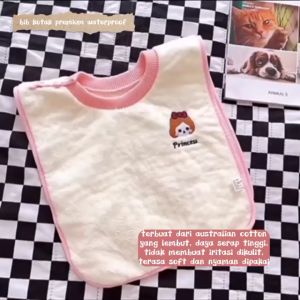 (PREMIUM) Slaber bib kotak waterproof premium / bib makan Bayi / Baby Bib Slaber / best seller / celemek bayi /