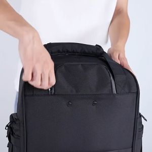 OZUKO Large Capacity Trolley Backpack 2 Wheels Waterproof Business Laptop Travel Luggage Bag High Quality Beg Galas