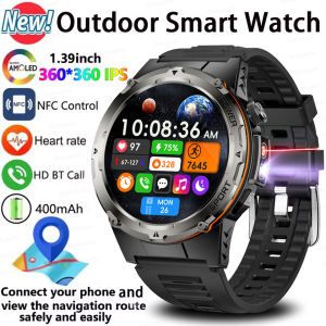 For XIAOMI New Military Smartwatch IP68 outdoor Sport Fitness tracker health monitor NFC Voice Calling 365nm UV+infrared Bracele