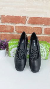 รองเท้าคัทชูส้นแบน รองเท้าแฟชั่น ทรงหัวมน ใส่เล่น ใส่ทำงาน หนังPUนุ่ม พี้นนิ่ม น้ำหนักเบา ใส่กระชับเท้า ใส่สบายX82091