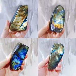 Labradorite Freeform  Natural Labradirite Crystal Strong Flash Home Decoration Office Decoration Exquisite Gift