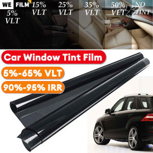 Window Tint Film for Cars Window Privacy Film Heat UV Block Scratch Resistant Blackout Auto Car Windshield Sun Shade Film