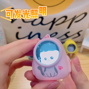 [Ready] Keychain Cute Cat Luminous  Couples&Friend Gift Creative Small Night Light  Little Bear Backpack  Pendant Atmosphere Light Keychain bag accessories bag charm keychain y2k