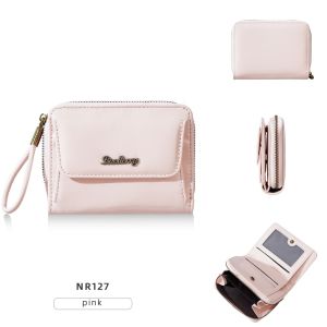 Baellerry | Ví Ngắn Nữ Baellerry Thời Trang Bằng Da PU Có Ngăn Đựng Thẻ Khóa Kéo - Quà Tặng Mùa Tựu Trường Dành Cho Phái Đẹp