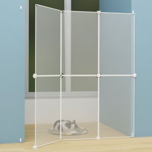 Indoor Pet Barrier Dog Gate Prevents Cats Small Dogs Foldable Expandable Puppy Fence Warm Fruit No Drilling Required